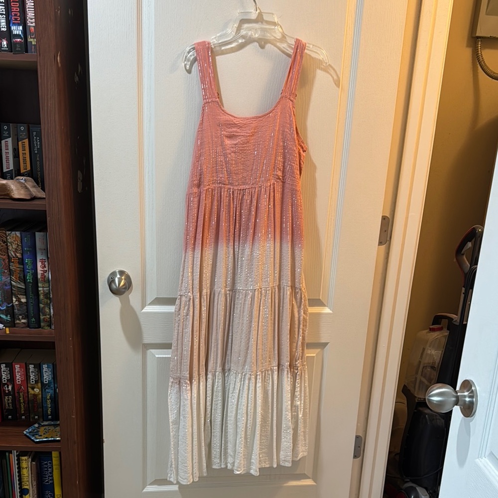 Sleeveless Ombre Maxi Dress